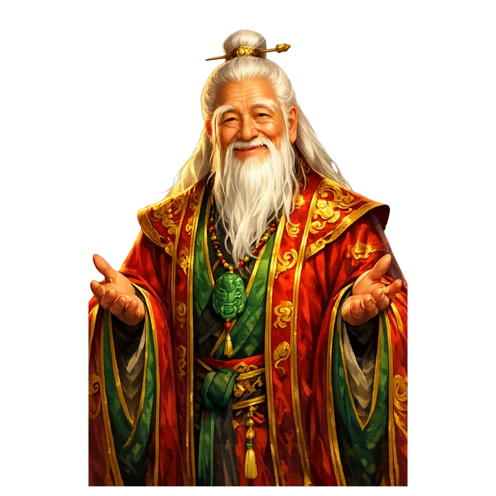Master Shen, smiling and welcoming